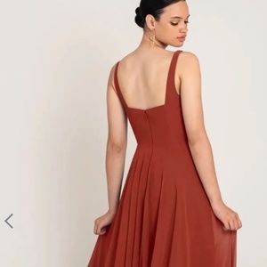 Jenny Yoo Maddi Bridesmaid dress Sz 16 Rust